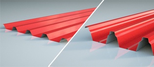 Trapezoidal sheets and high profiles