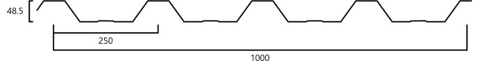 Profilskizze Lichtplatten 50.250/4 Profilskizze Lichtplatten 50.250/4